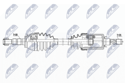 Drive Shaft NTY NPW-PL-117
