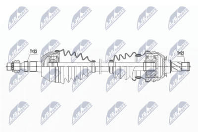 Drive Shaft NTY NPW-PL-119