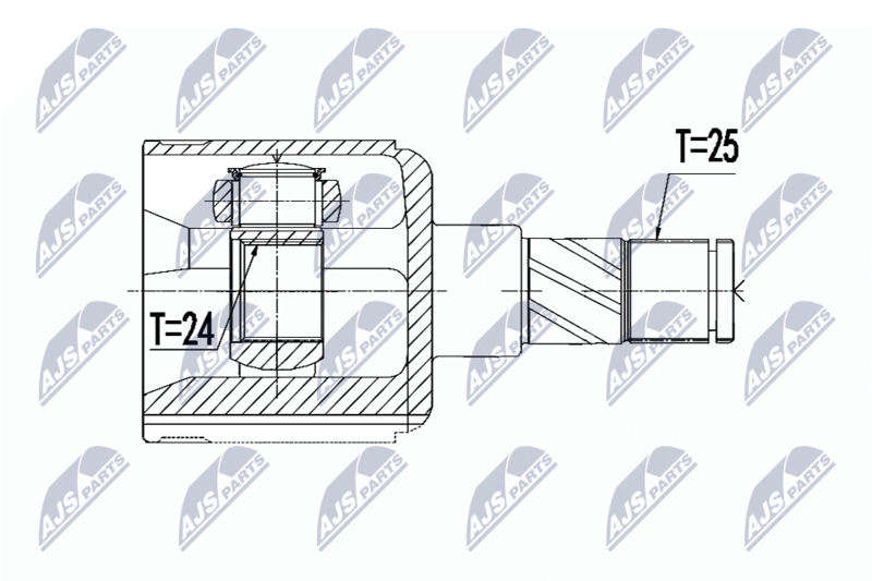 NTY NPW-PL-126 Joint Kit, drive shaft