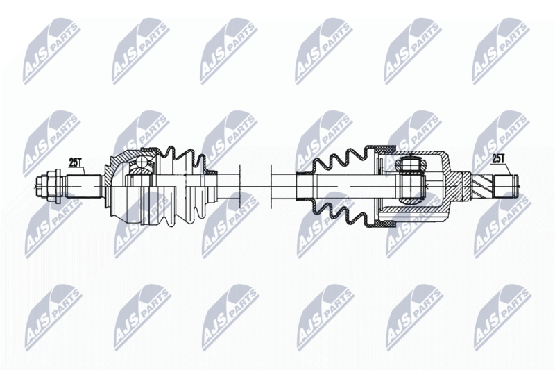 NTY NPW-PL-133 Drive Shaft