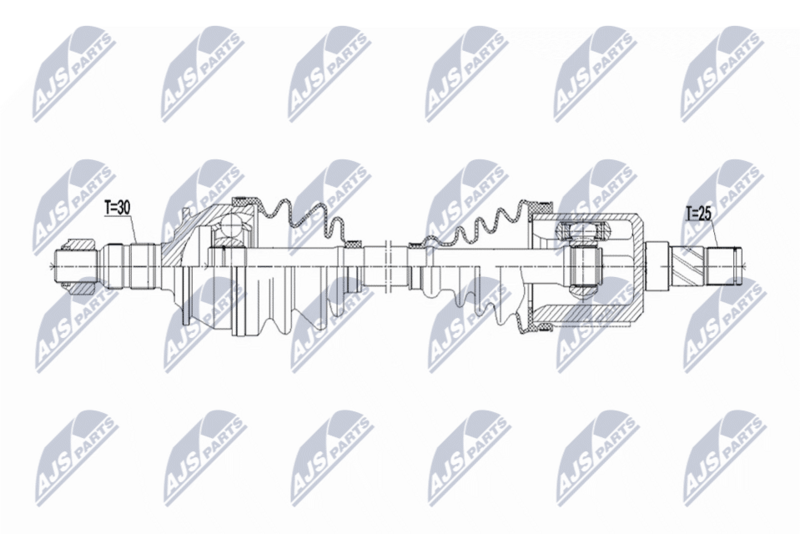 NTY NPW-PL-149 Drive Shaft