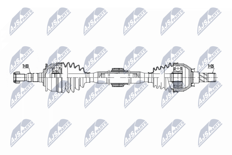NTY NPW-PL-152 Drive Shaft
