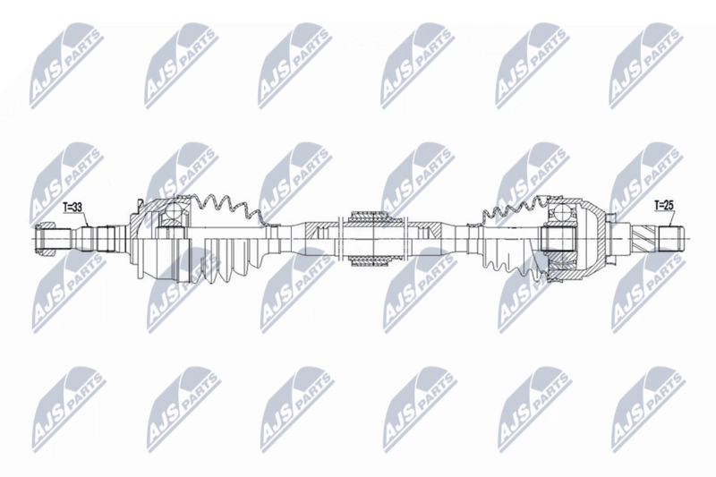NTY NPW-PL-155 Drive Shaft