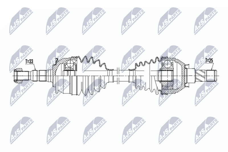 NTY NPW-PL-156 Drive Shaft