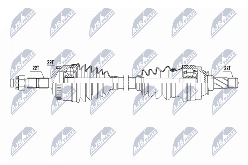 NTY NPW-PL-157 Drive Shaft