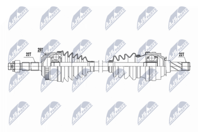 Drive Shaft NTY NPW-PL-157