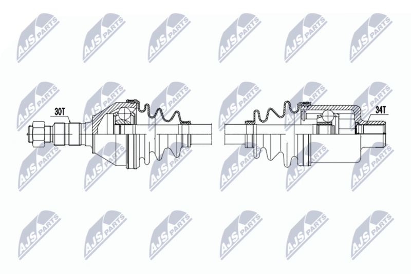 NTY NPW-PL-160 Drive Shaft