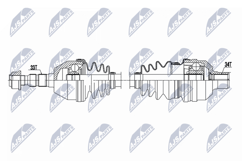 NTY NPW-PL-161 Drive Shaft