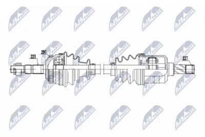 Drive Shaft NTY NPW-PL-162