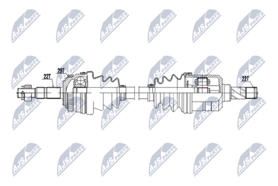 Drive Shaft NTY NPW-PL-163