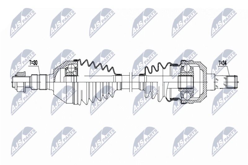 NTY NPW-PL-164 Drive Shaft