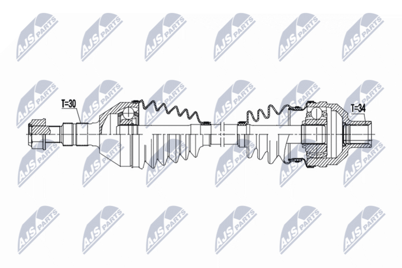 NTY NPW-PL-165 Drive Shaft