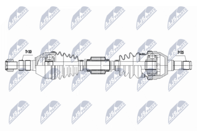 Drive Shaft NTY NPW-PL-168