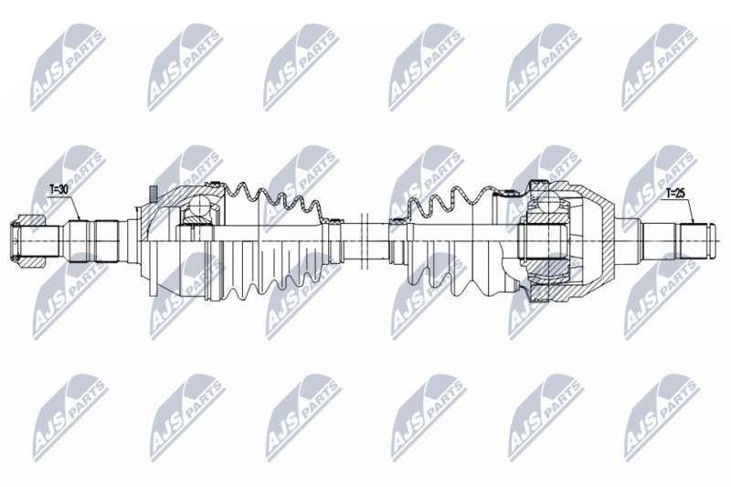 NTY NPW-PL-175 Drive Shaft