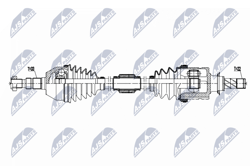 NTY NPW-PL-179 Drive Shaft
