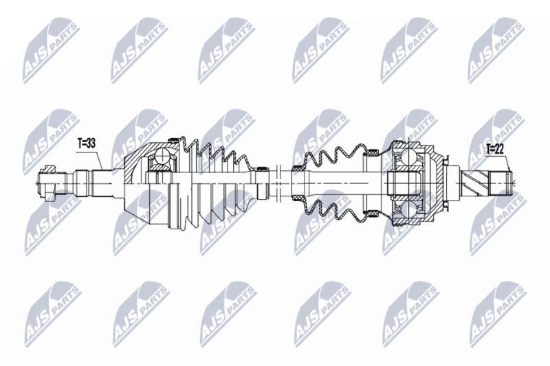 NTY NPW-PL-180 Drive Shaft