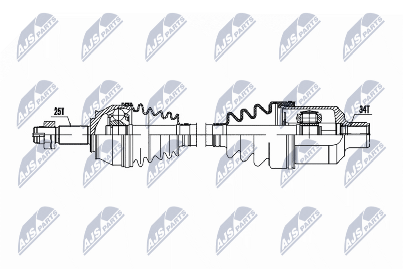 NTY NPW-PL-182 Drive Shaft