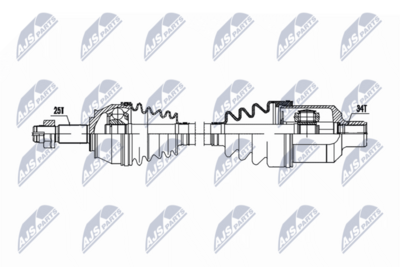 Drive Shaft NTY NPW-PL-182