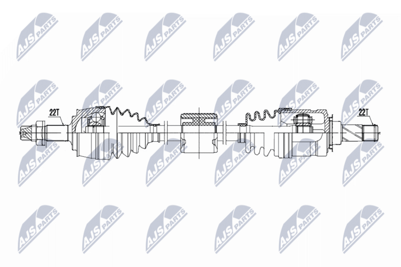 NTY NPW-PL-183 Drive Shaft