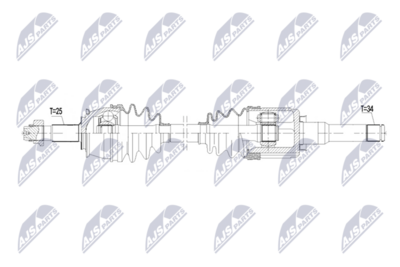 Drive Shaft NTY NPW-PL-185