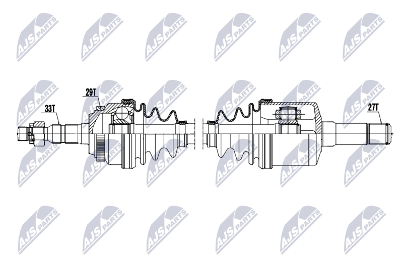 NTY NPW-PL-187 Drive Shaft