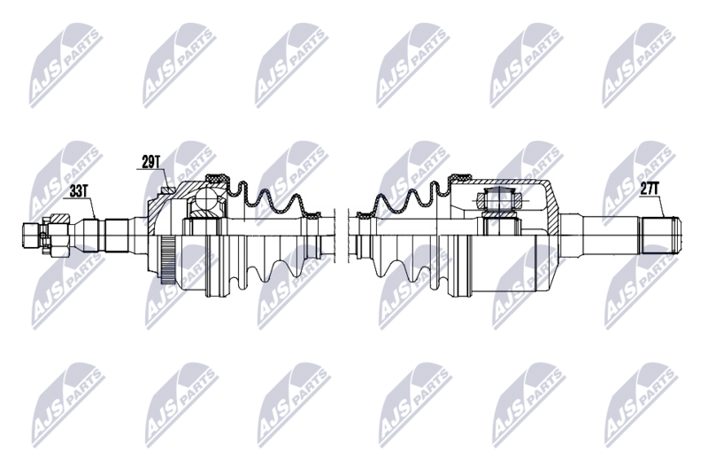 NTY NPW-PL-188 Drive Shaft