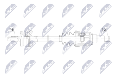 Drive Shaft NTY NPW-PL-189