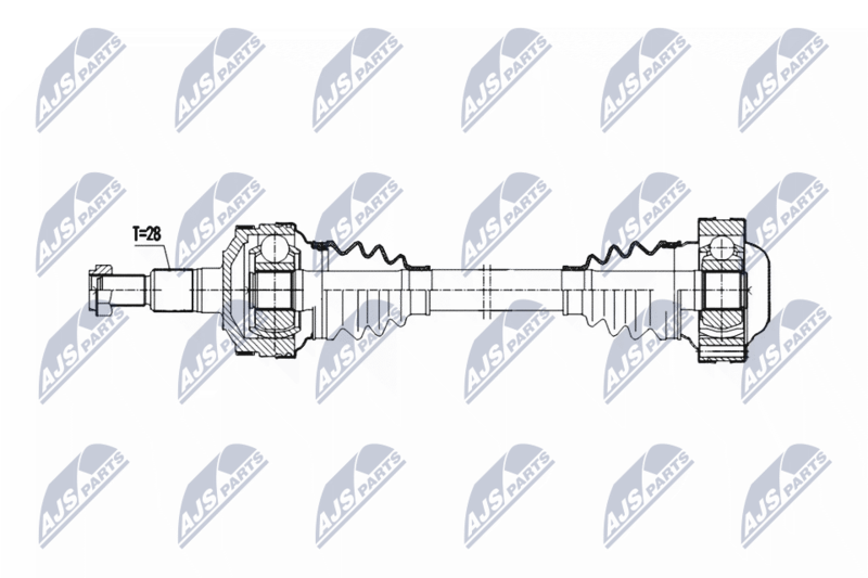 NTY NPW-PS-003 Drive Shaft