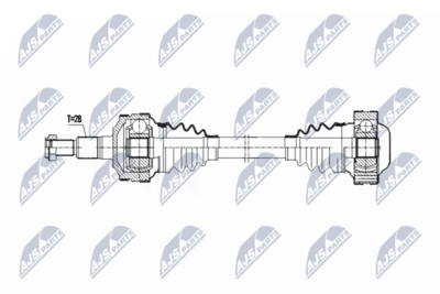 Drive Shaft NTY NPW-PS-003