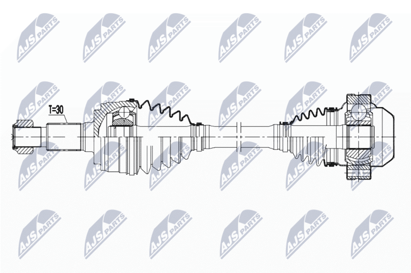 NTY NPW-PS-005 Drive Shaft
