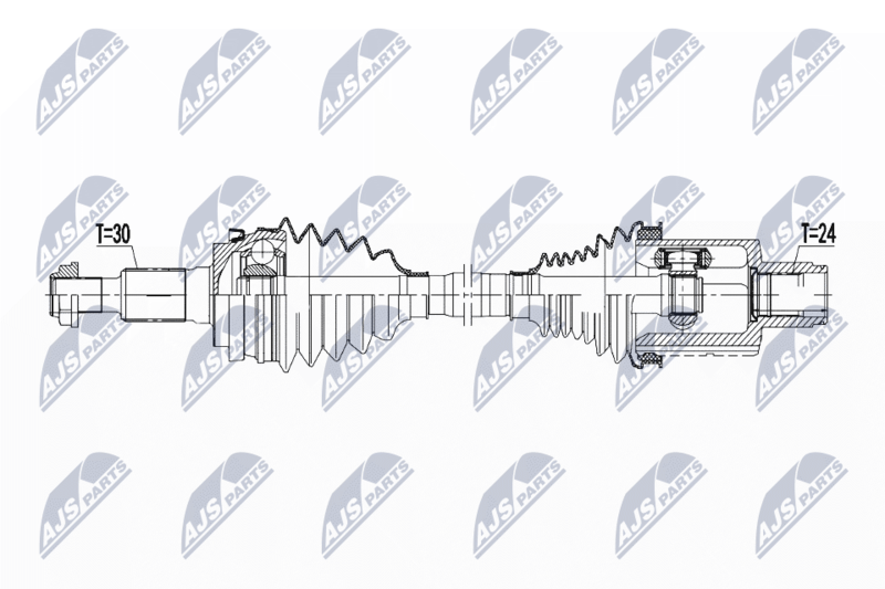 NTY NPW-PS-007 Drive Shaft