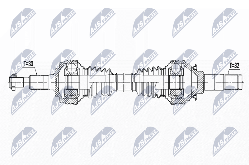 NTY NPW-PS-009 Drive Shaft