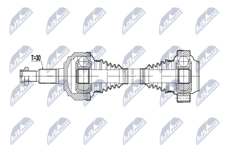 NTY NPW-PS-011 Drive Shaft