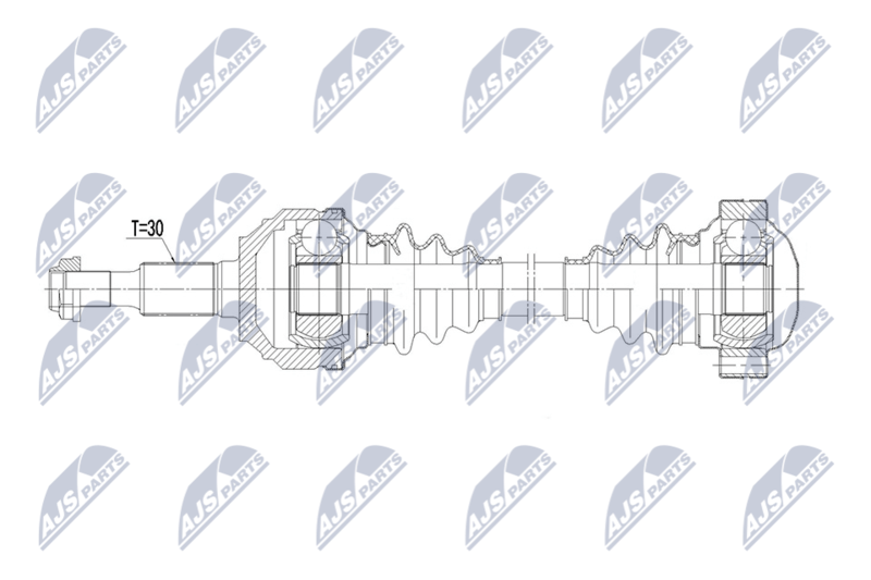 NTY NPW-PS-013 Drive Shaft