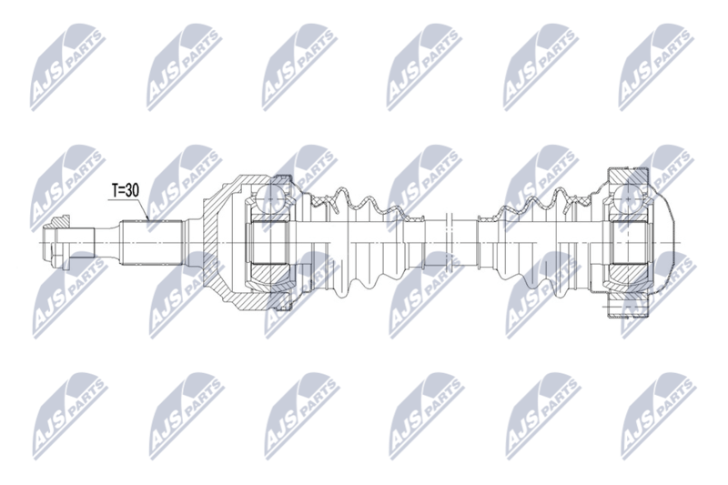 NTY NPW-PS-014 Drive Shaft
