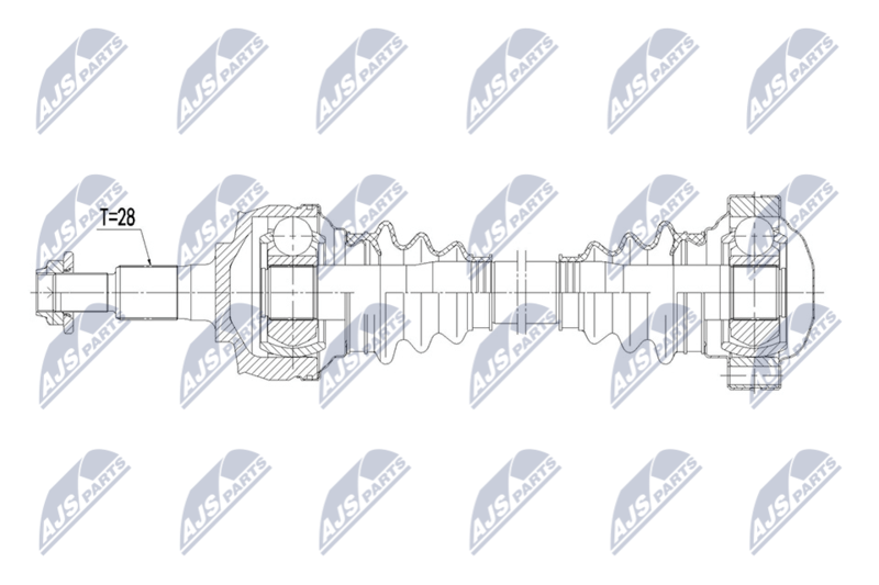 NTY NPW-PS-015 Drive Shaft
