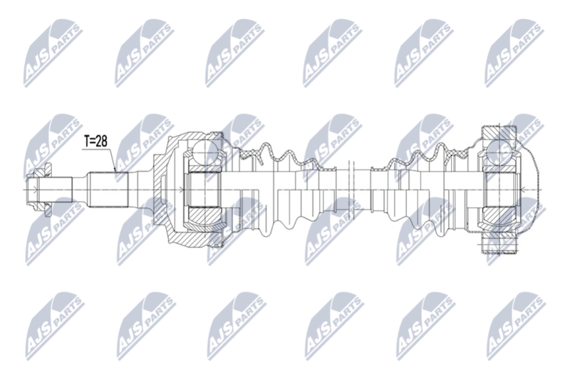 NTY NPW-PS-017 Drive Shaft