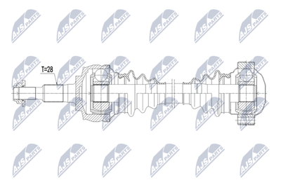 Drive Shaft NTY NPW-PS-017