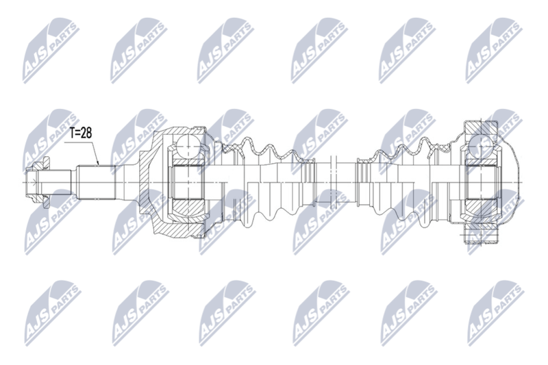 NTY NPW-PS-018 Drive Shaft