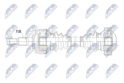 Drive Shaft NTY NPW-PS-019