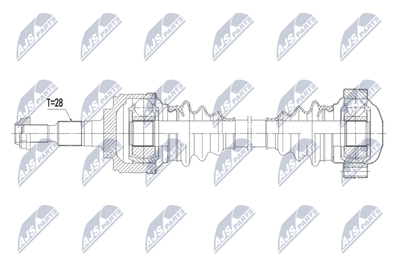 Drive Shaft NTY NPW-PS-020