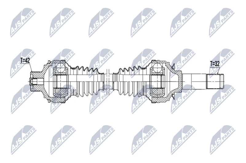 NTY NPW-PS-022 Drive Shaft
