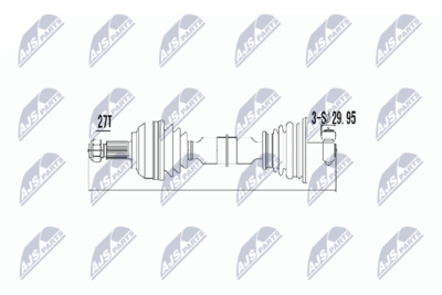 Drive Shaft NTY NPW-RE-003