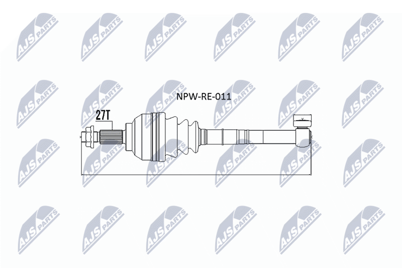 NTY NPW-RE-011 Drive Shaft