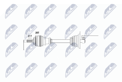 Drive Shaft NTY NPW-RE-013