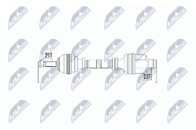 Drive Shaft NTY NPW-RE-014