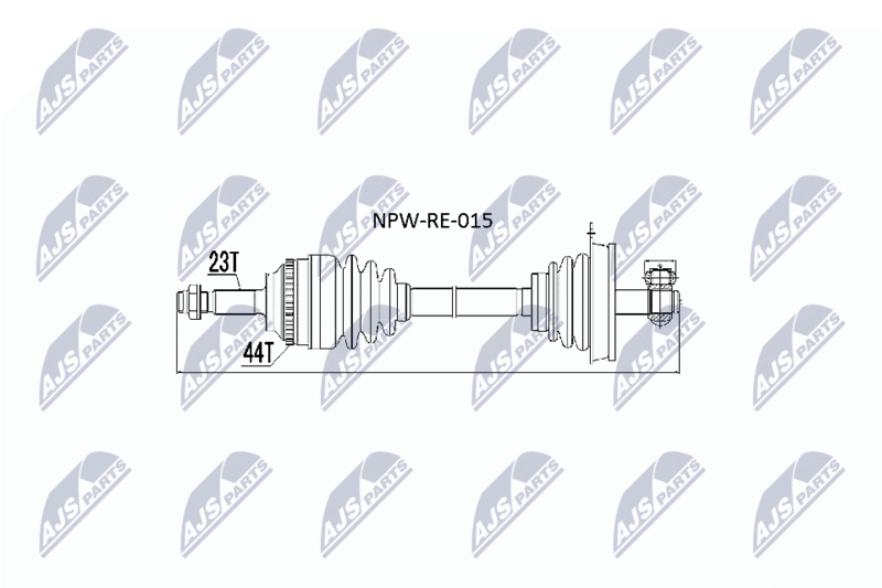 NTY NPW-RE-015 Drive Shaft