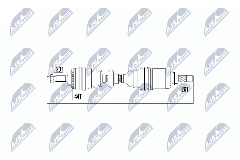 NTY NPW-RE-017 Drive Shaft