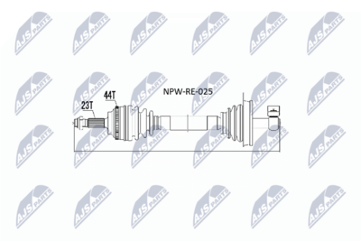 Drive Shaft NTY NPW-RE-025
