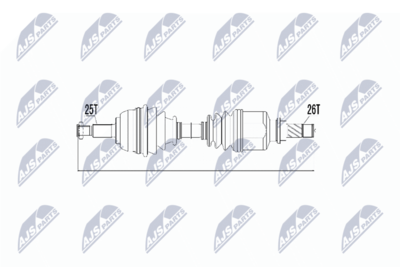 Drive Shaft NTY NPW-RE-031
